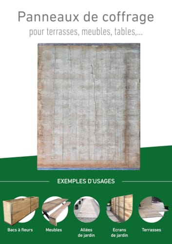Panneau de coffrage four à briques - 50 x 1120 x 1300 mm