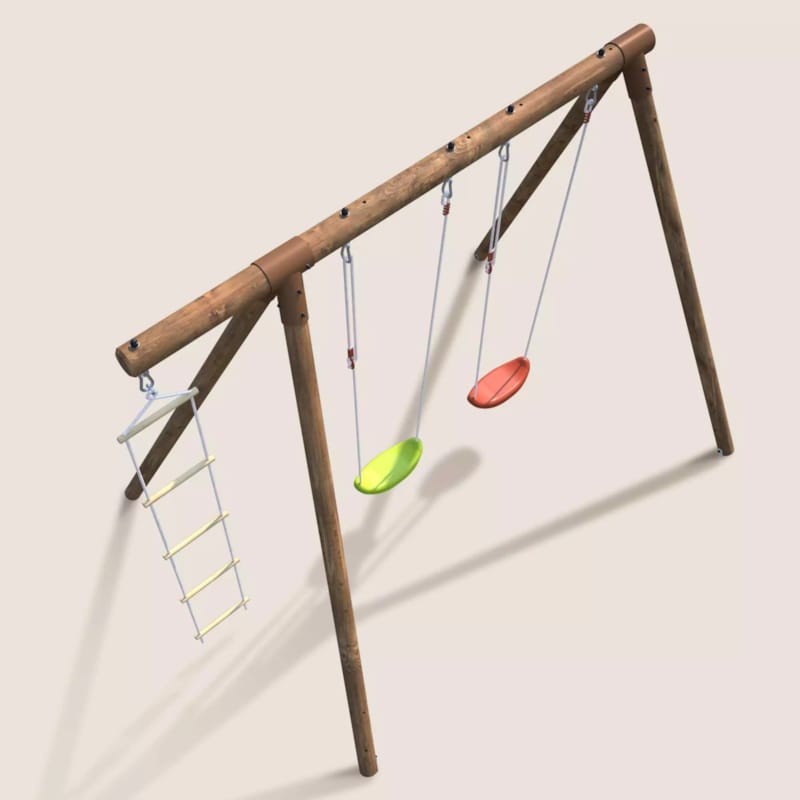 Portique avec balançoires Arthur - 1890 x 2780 x 2220 mm