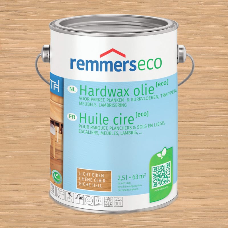 Remmers Huile Cire Eco 0,75 L - Blanc Intense (RC-995)