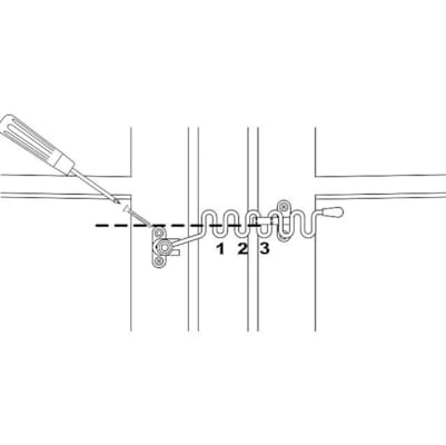 Entrebaîlleur pour fenêtre - Alu
