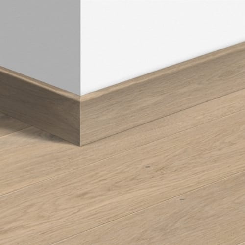 Quick-Step plinthe parquet - Chêne himalaya blanc extra mat 3098 - 16 x 80 x 2400 mm