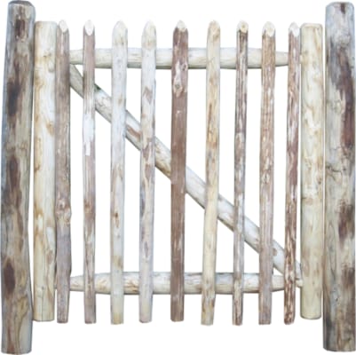 Portillon bois de châtaignier H 1.20 m x L 1.00 m