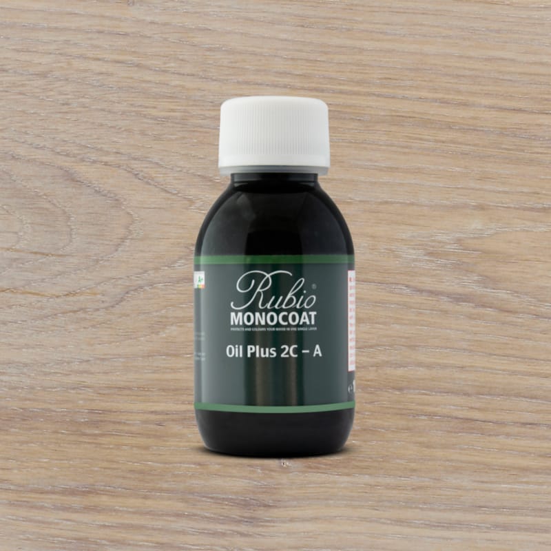 Huile Rubio Monocoat - oil + 2c - comp. A - 100 ml - Super White