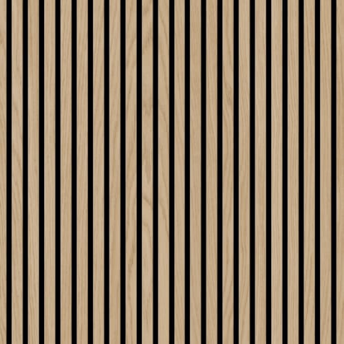 Lambris acoustique Ter Hürne SilentDesign chêne ebro 1 face + 2 côtés - 21 x 520 x 3000 mm