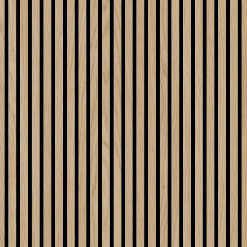 Lambris acoustique Ter Hürne SilentDesign chêne ebro 1 face + 2 côtés - 21 x 520 x 3000 mm