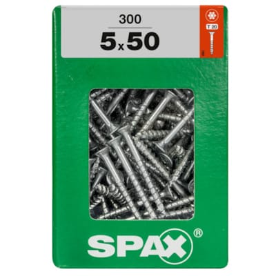 SPAX vis T-STAR+ WIROX - 5x50 XXL (boite 300 pces)