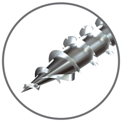 Vis à Bois Universelle Hapax TF-T25 Zn 200 Pces - Ø5x45 mm