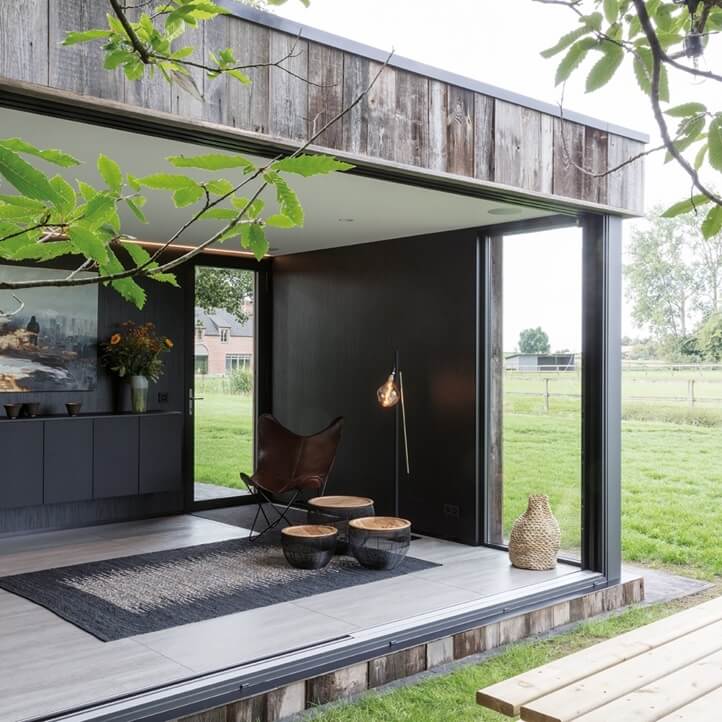 Panneau Meuble Mélaminé Elegant Black 113 W06 2500 x 600 x 18 mm