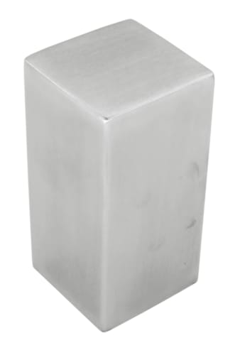 Bouton carré - Inox