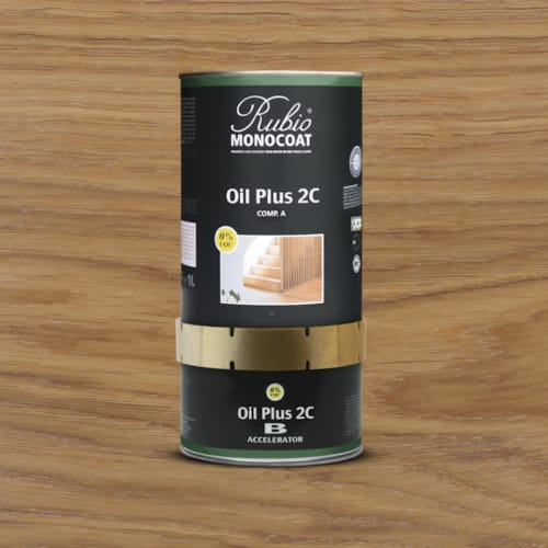 Rubio monocoat oil + 2c set - 1300 ml - White 5%
