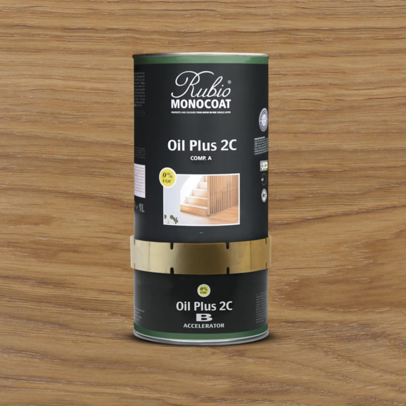 Rubio monocoat oil + 2c set - 1300 ml - White 5%