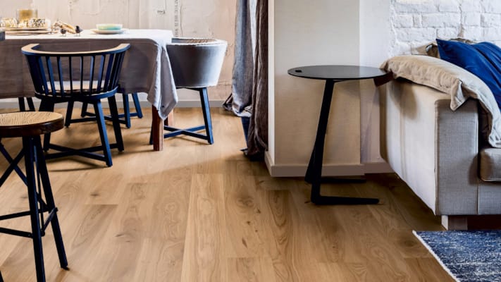 Parquet semi-massif Friends James - Chêne rustique verni naturel - 11 x 162 x 2190 mm