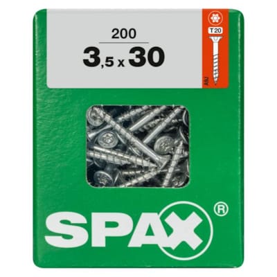 SPAX vis T-STAR+ WIROX - 3,5x30 L (boite 200 pces)