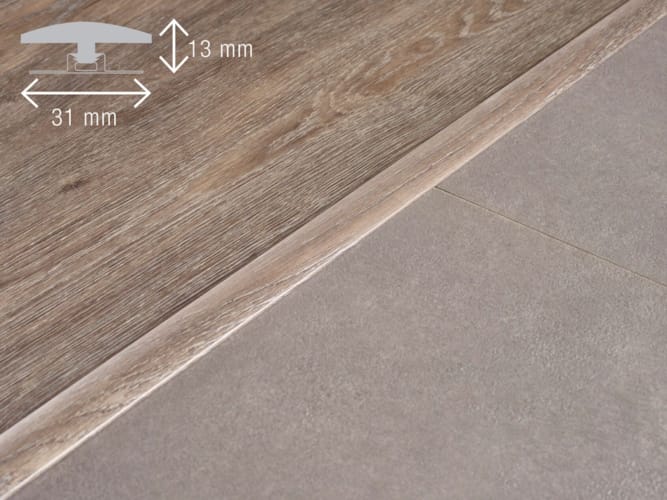 T-Profil COREtec ESSENTIALS - Weathered Concrete - 31803 - 2400mm x 31mm x 13mm