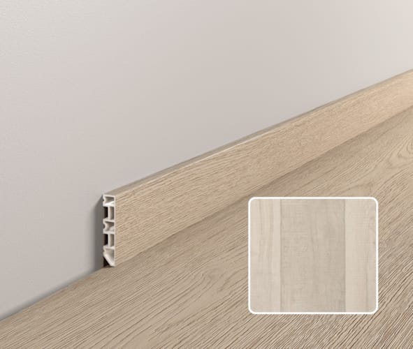 Plinthe moderne Coretec ESSENTIALS - Enchanted Oak - 3751 - 13 x 58 x 2400 mm