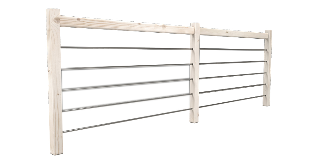 Trendy Eco Sapin garde-corps Alu - 320 cm