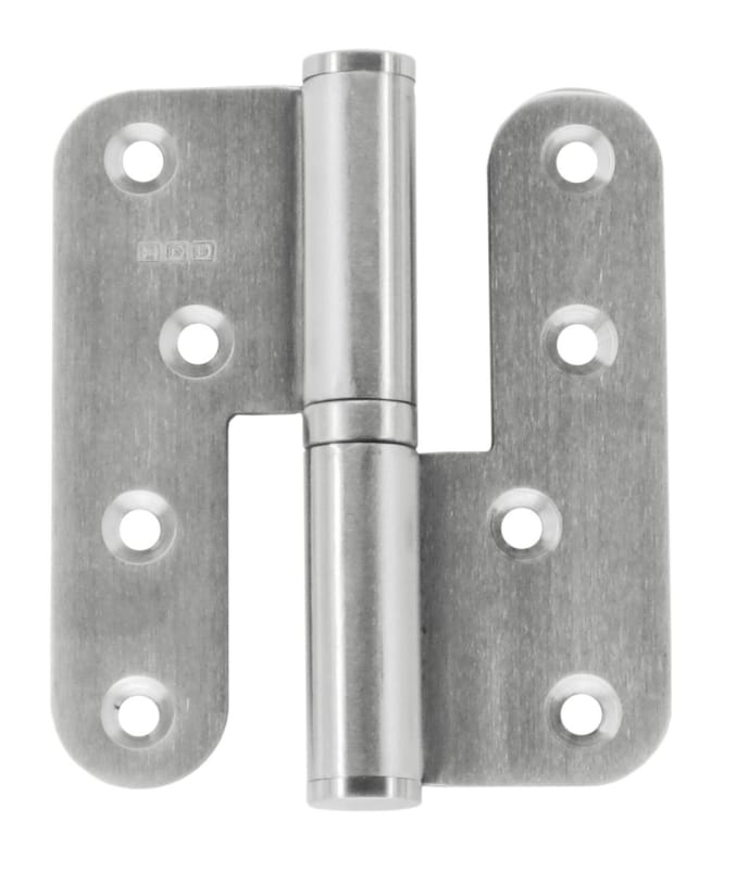 Paumelle HDD 100x88x3 inox 201 gauche