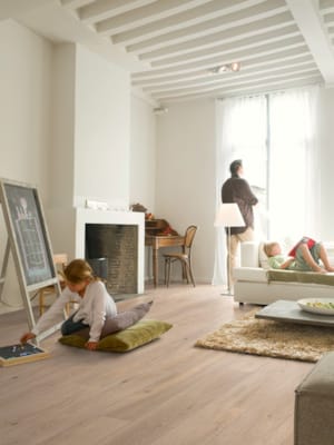 Parquet stratifié Quick-Step Largo - Chêne Long Island naturel 1661 - 9,5 x 205 x 2050 mm