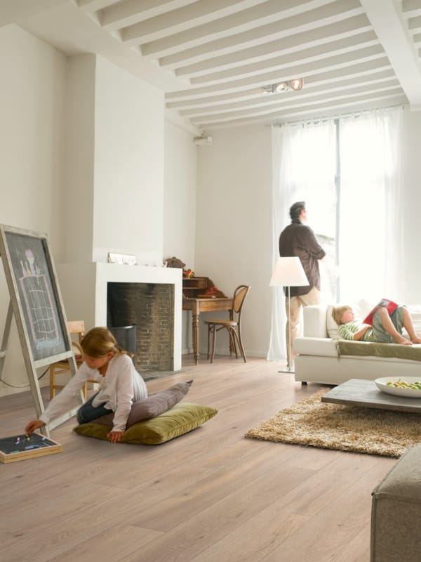 Parquet stratifié Quick-Step Largo - Chêne Long Island naturel 1661 - 9,5 x 205 x 2050 mm