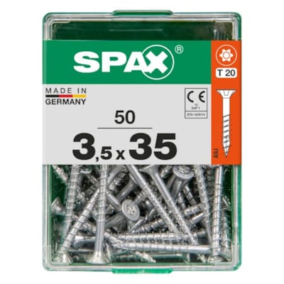 SPAX vis T-STAR+ WIROX - 3,5x35 M (boite 50 pces)