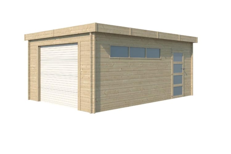 Garage Modern 44 mm 385x565+12 Acier-Ac