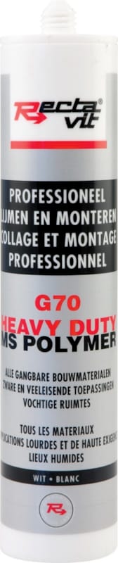 G70 Pro Heavy Duty - Colle de montage - 290 ml