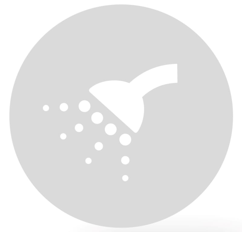 Verre Picto salle de bain 198mm