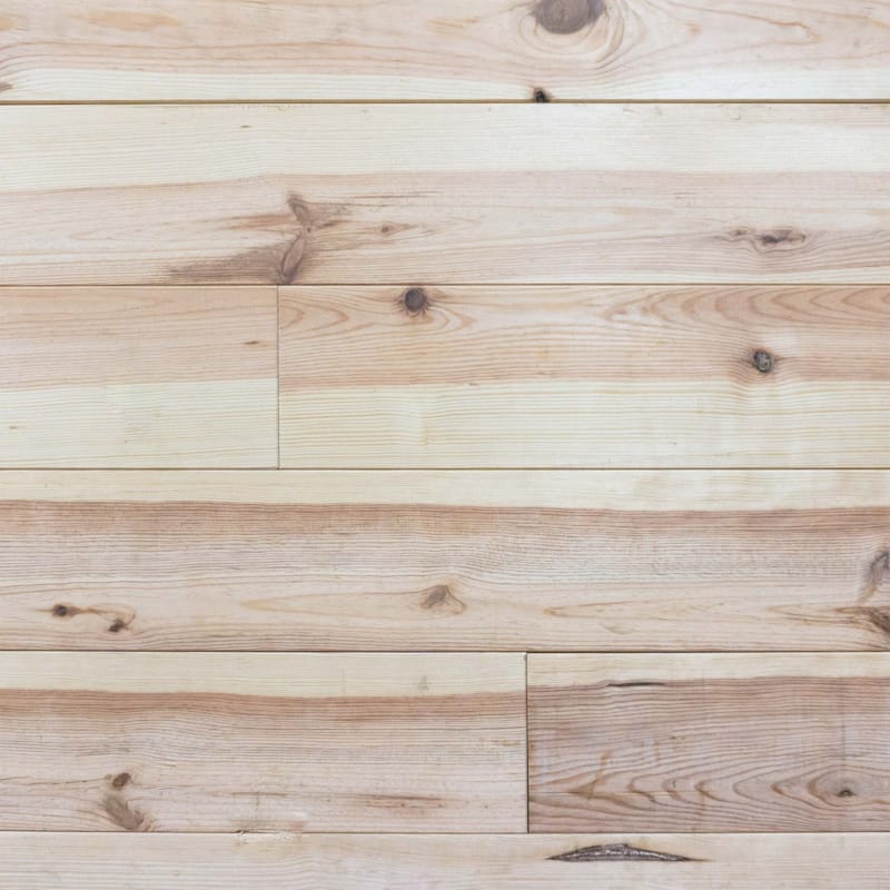 Parquet massif pin brut avec chanfrein rainuré excellence - 2000 x 170 x 21 mm