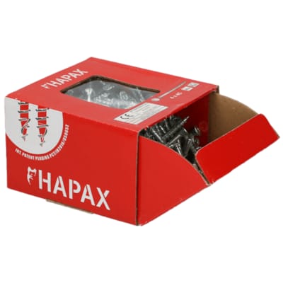 Vis à Bois Universelle Hapax TF-T25 Zn 200 Pces - Ø5x90 mm