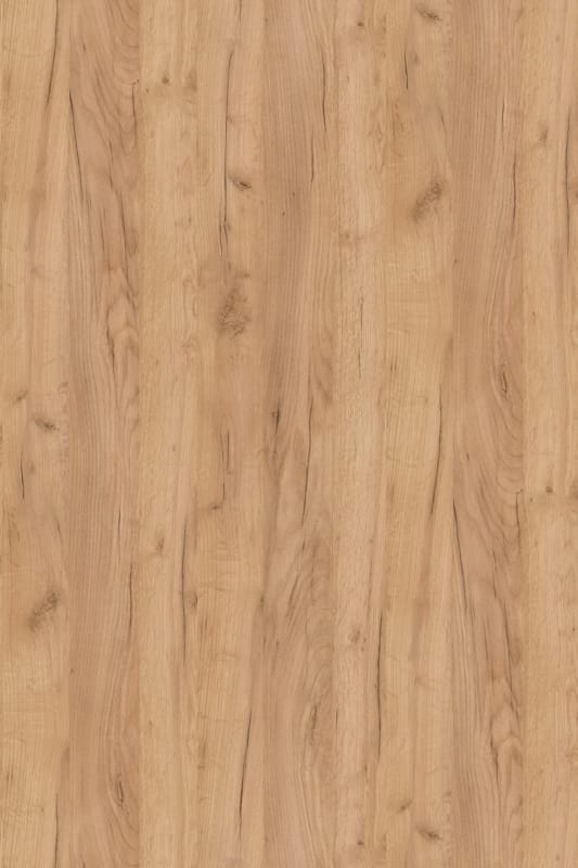 Tablette décor 2 faces bordées 1mm ABS - 2500 x 600 x18 mm - Gold Craft Oak K003 PW