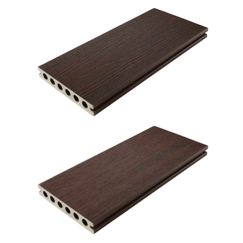 Terrasse Fiberdeck composite tubulaire 22,5 x 138 x 4000 mm - ipé creux