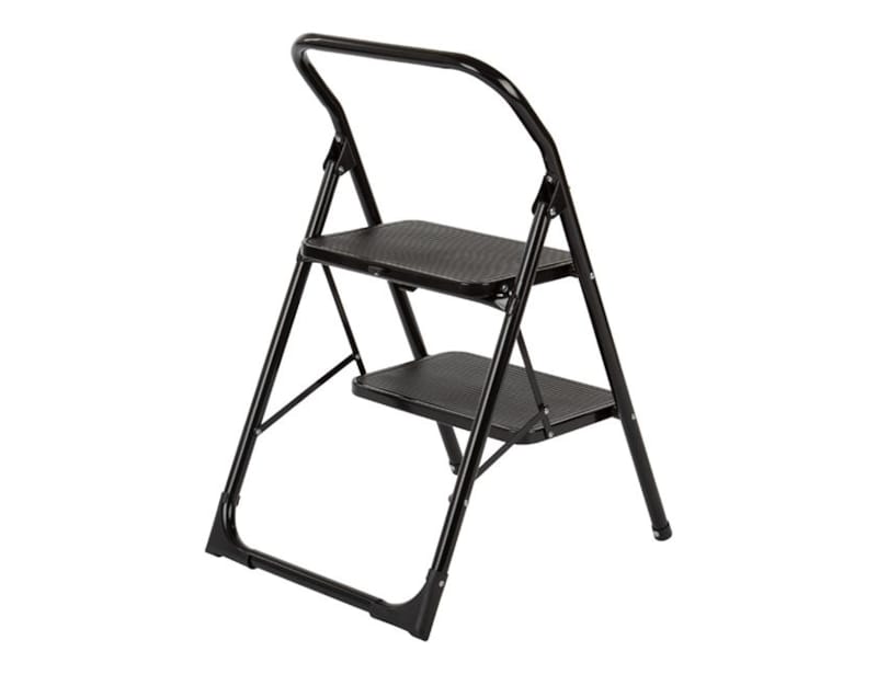 Escabelle - 2 marches larges - Noir