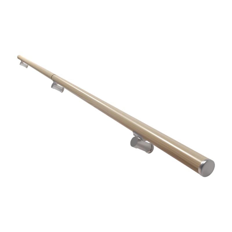 R36 - Kit rampe Rondo - Main courante - Sapin 40 mm x 3m