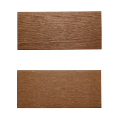 Terrasse Fiberdeck composite tubulaire 22,5 x 138 x 4000 mm - teak creux