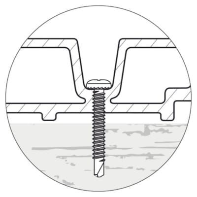 Bardage composite WEO®35 ardoise - 33 x 170 mm (140mm utile) x 2m90