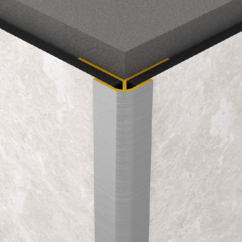 Coin externe Rocko 2800 mm argent