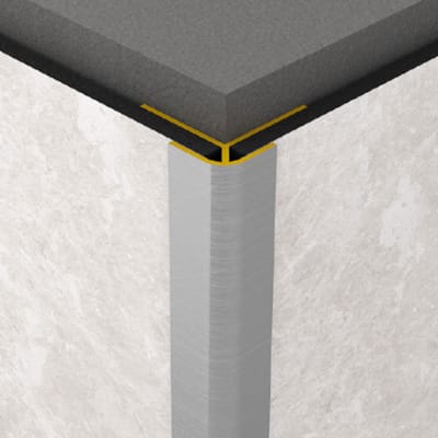 Coin externe Rocko 2800 mm argent