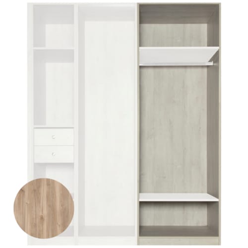 MOKI ESPACE meuble chêne castello 2200x750x570 mm