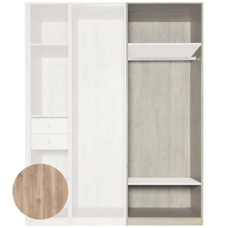 MOKI ESPACE meuble chêne castello 2200x750x570 mm
