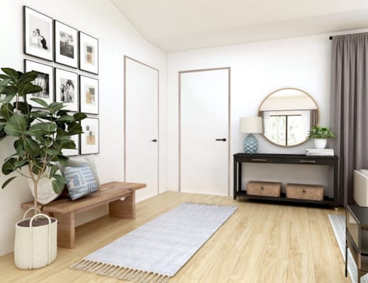 Porte block fast door tubulaire réversible - 201.5 cm x 88 cm