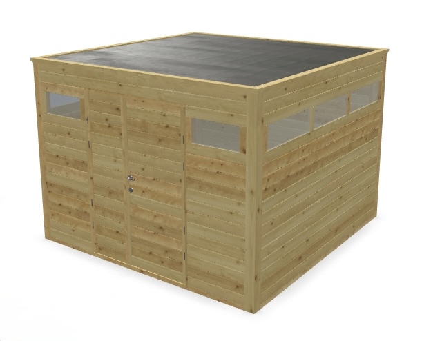 Chalet Cubo horizontal - 318 x 318 cm