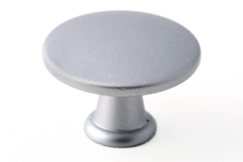 Bouton champ - Zamac/Teinté aluminium - 30mm