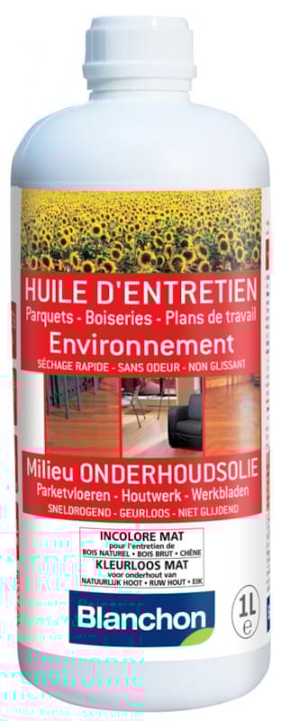 Blanchon Huile d'entretien Environnement - Ultra mat - 1 L