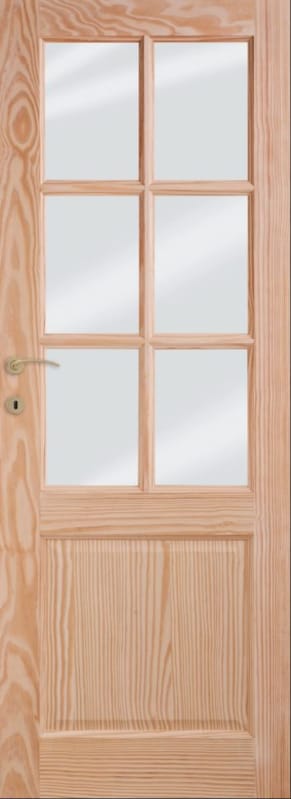 Porte en pin 1er choix modèle 09 - 2015 x 780 mm