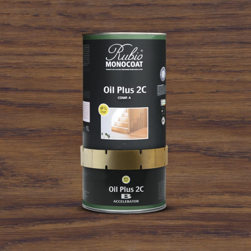 Rubio monocoat oil + 2c - 1300 ml - Black