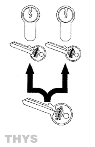 Cylindre Masterkey 2 Thys