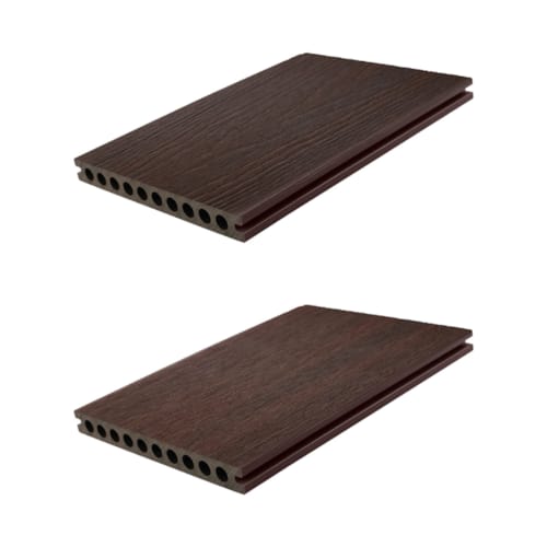 Terrasse Fiberdeck composite tubulaire 22,5 x 210 x 3000 mm - ipé creux