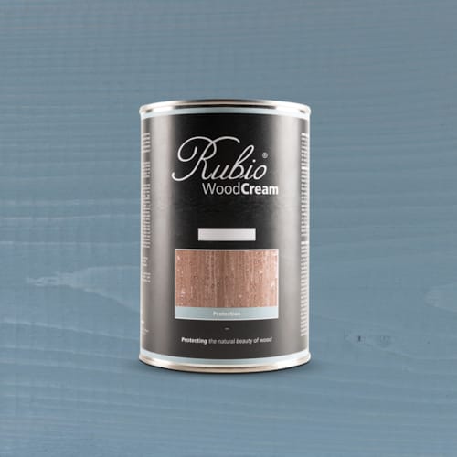 Rubio WoodCream Protection Extérieure Fjord Blue   - 1 L
