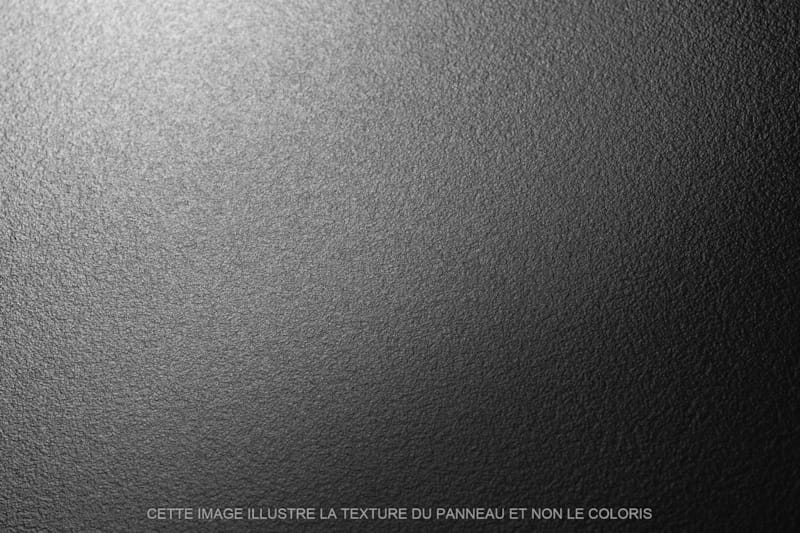 Kronodesign Panneau MDF acryl mat/texturé BS Noir 0190 - 2800 x 1300 x 18,3 mm