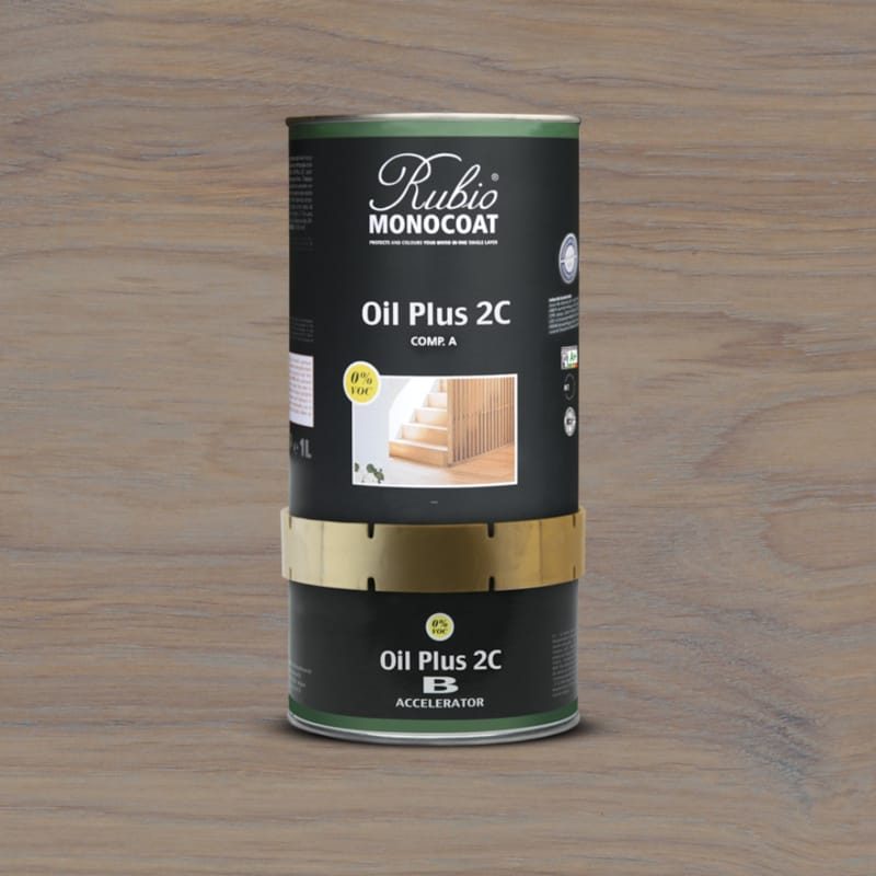 Rubio monocoat oil + 2c set - 1300 ml - Sky grey